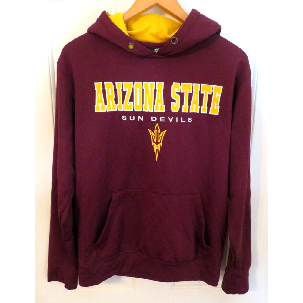 Arizona State Sun Devils Men's Hoodie Sweatshirt Maroon Colosseum ASU - Size M